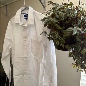 Men's White Button-Up Shirt